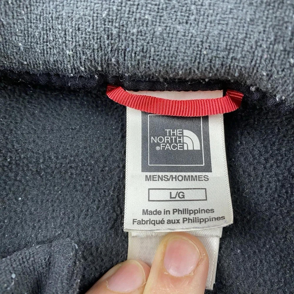 North Face Jacket Fleece Zip Coat Mens‎ Large Black